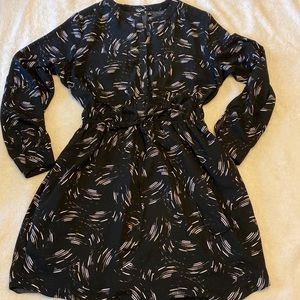 Apt. 9 beautiful long sleeve size 14 pockets lightweight drawstring waist tie